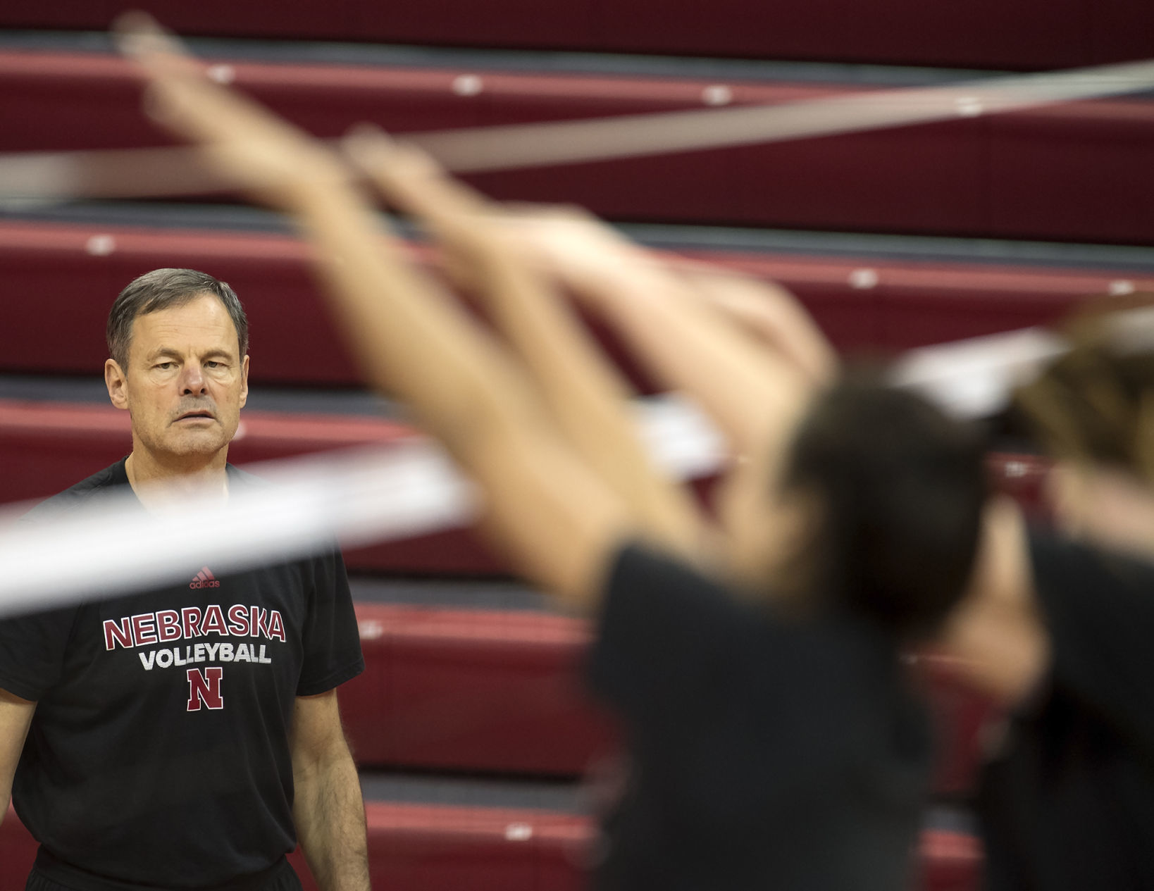 NCAA Volleyball Tournament practice, 11.29